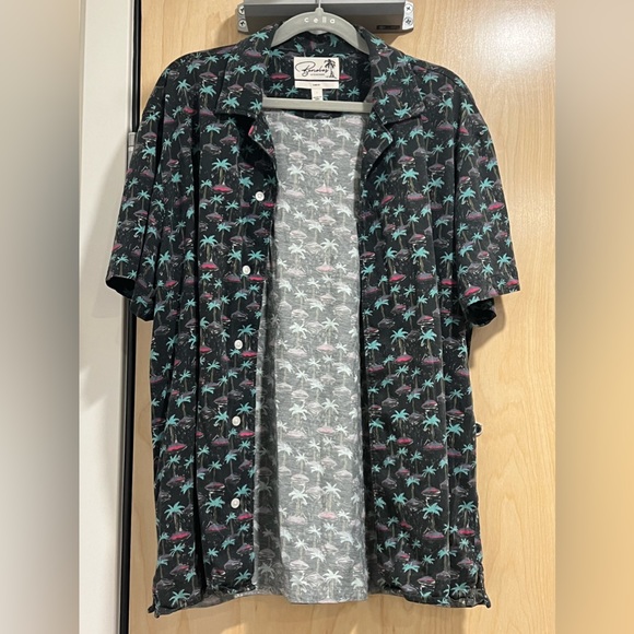 Bonobos Men’s Tropical Button Up Collared Short Sleeve Short - Picture 2 of 5